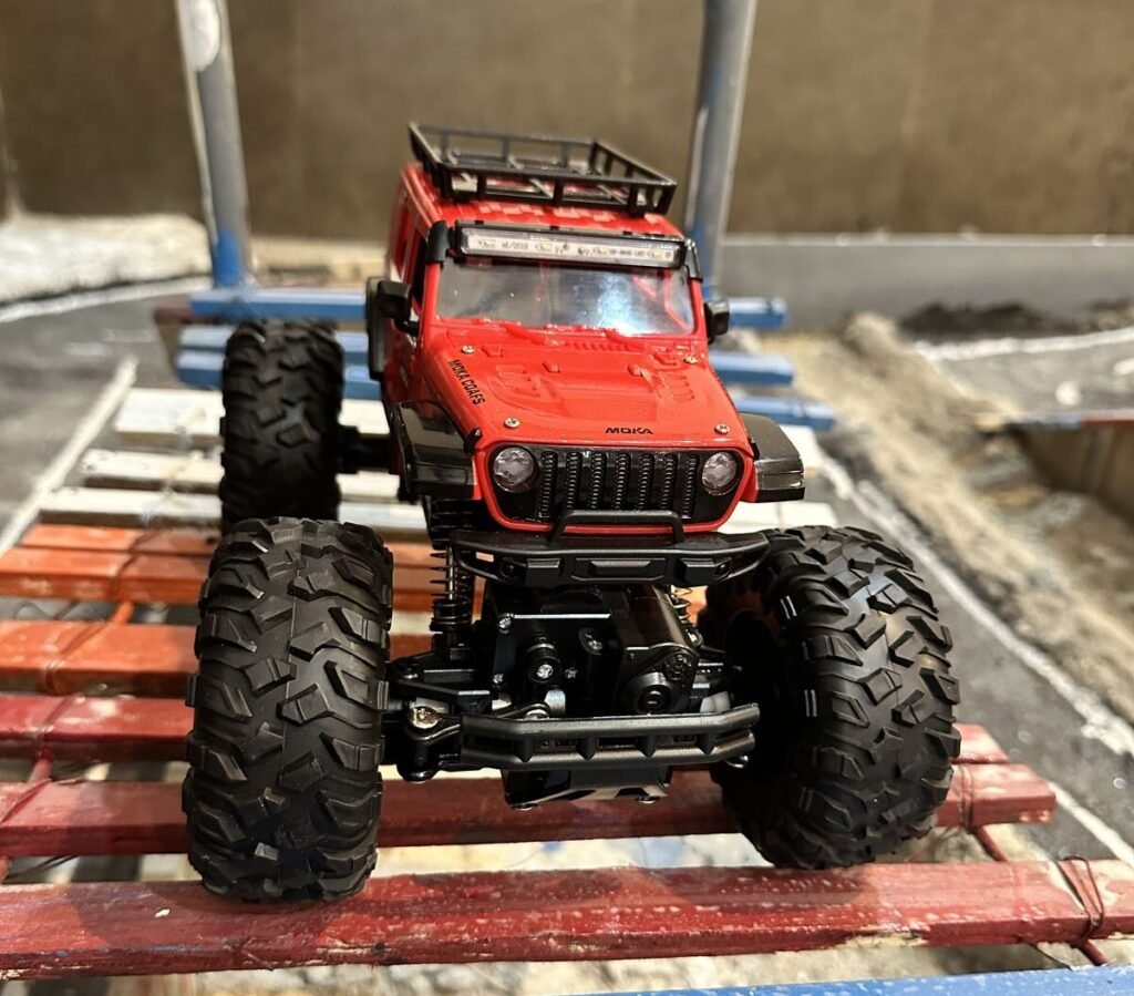 Wild Wheels RC car arena ride for kids at OWI Kids World, Chattarpur